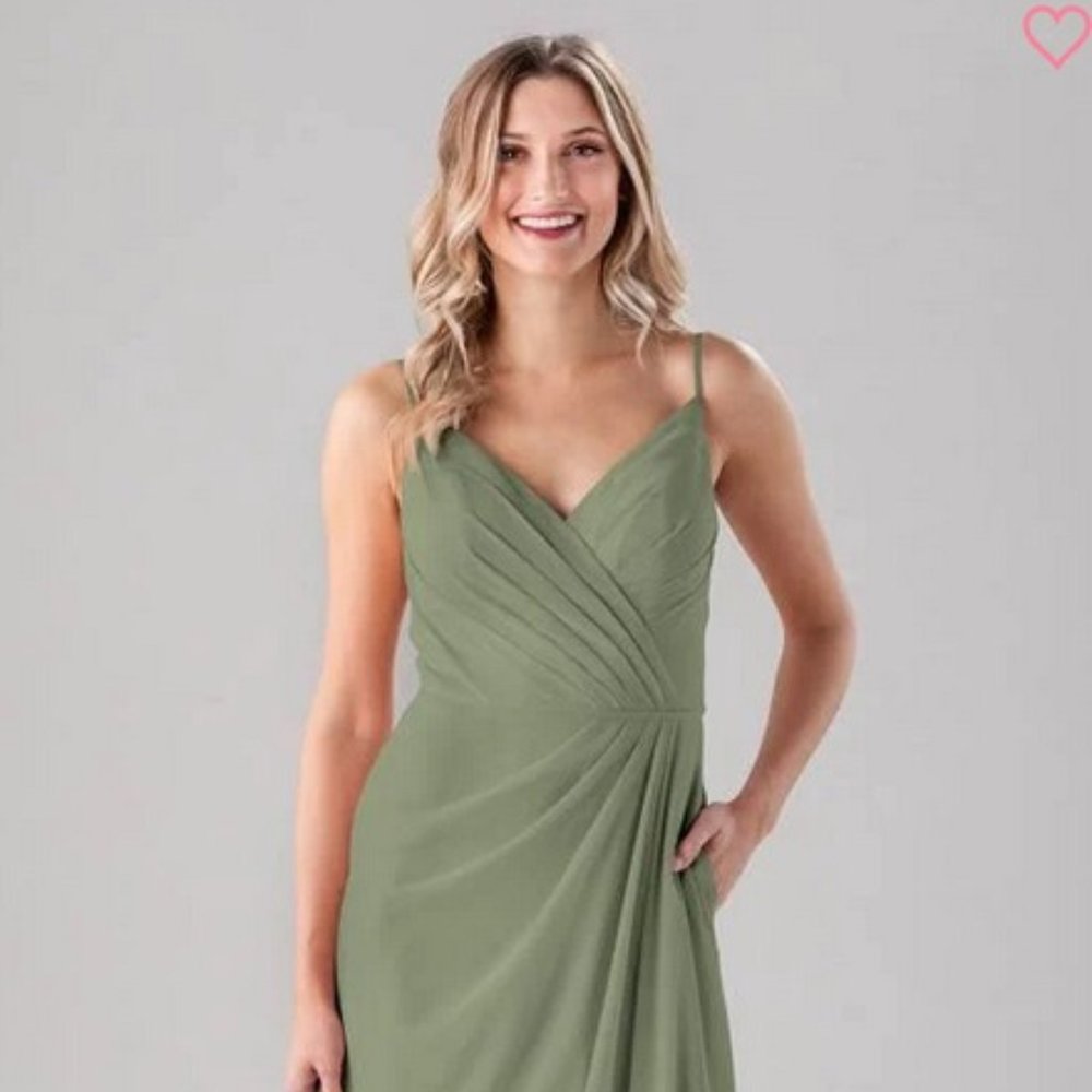 Kennedy Blue (Color: Moss) Bridesmaids dress